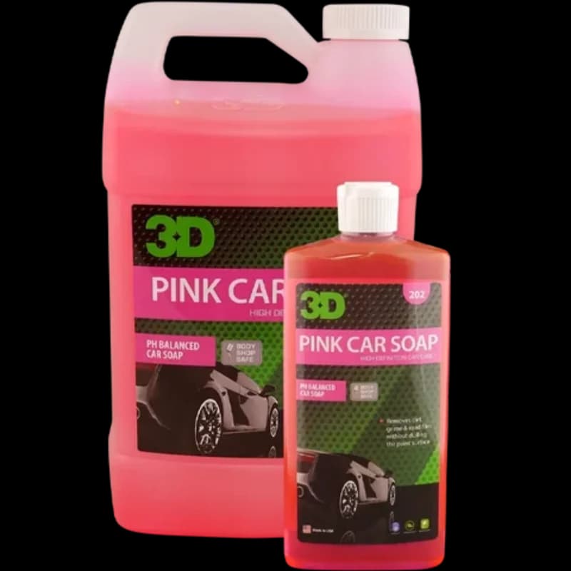 3D Pink Car Soap – pH Balanced Formula