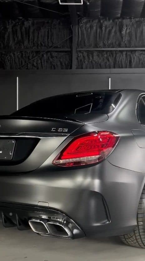 Mercedes-AMG C 63 — Quad tips and rear diffuser (Performance Exhaust video)